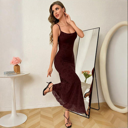 Simple and casual summer sexy camisole skirt